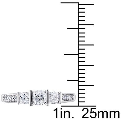 Stella Grace 10k White Gold 1/2 Carat T.W. Diamond Ring