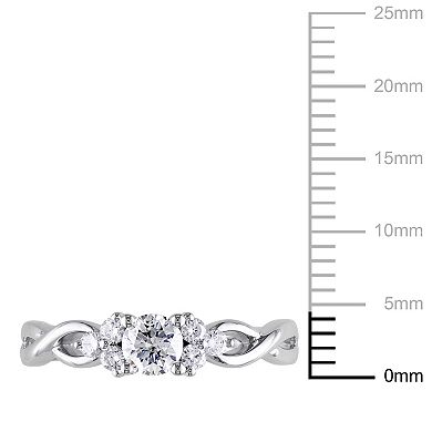 Stella Grace 14k White Gold 1/2 Carat T.W. Diamond Engagement Ring