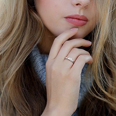 Stella Grace 14k White Gold 1/2 Carat Diamond Engagement Ring