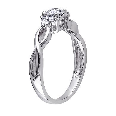 Stella Grace 14k White Gold 1/2 Carat T.W. Diamond Engagement Ring
