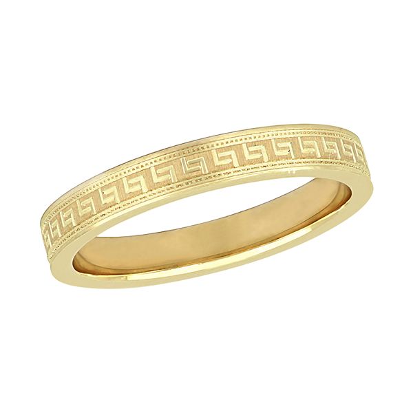 Mid Weight Comfort Fit Wedding Band In 14k Yellow Gold 4mm Blue Nile