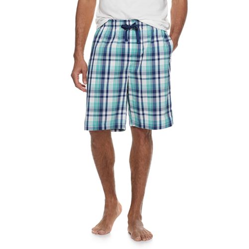 Men's Croft & Barrow® Plaid Woven Pajama Shorts