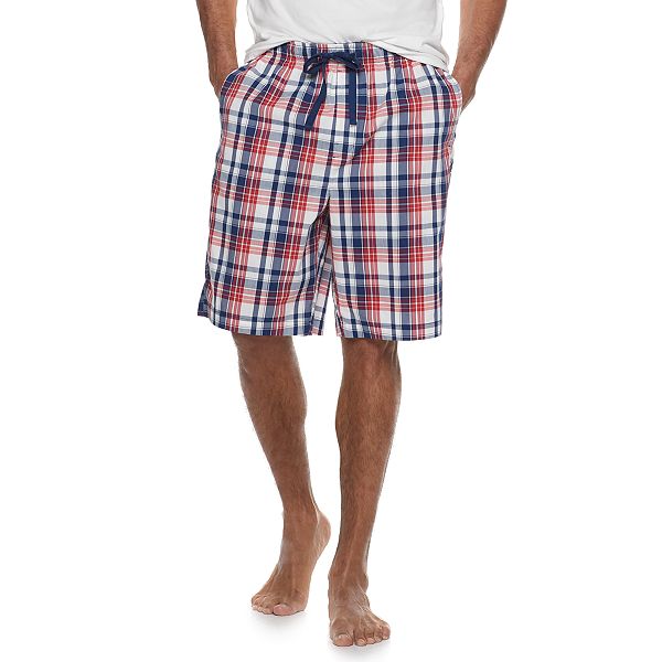 Men's Croft & Barrow® Plaid Woven Pajama Shorts