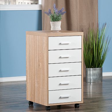 Winsome Kenner Modular 5-Drawer Storage Cabinet