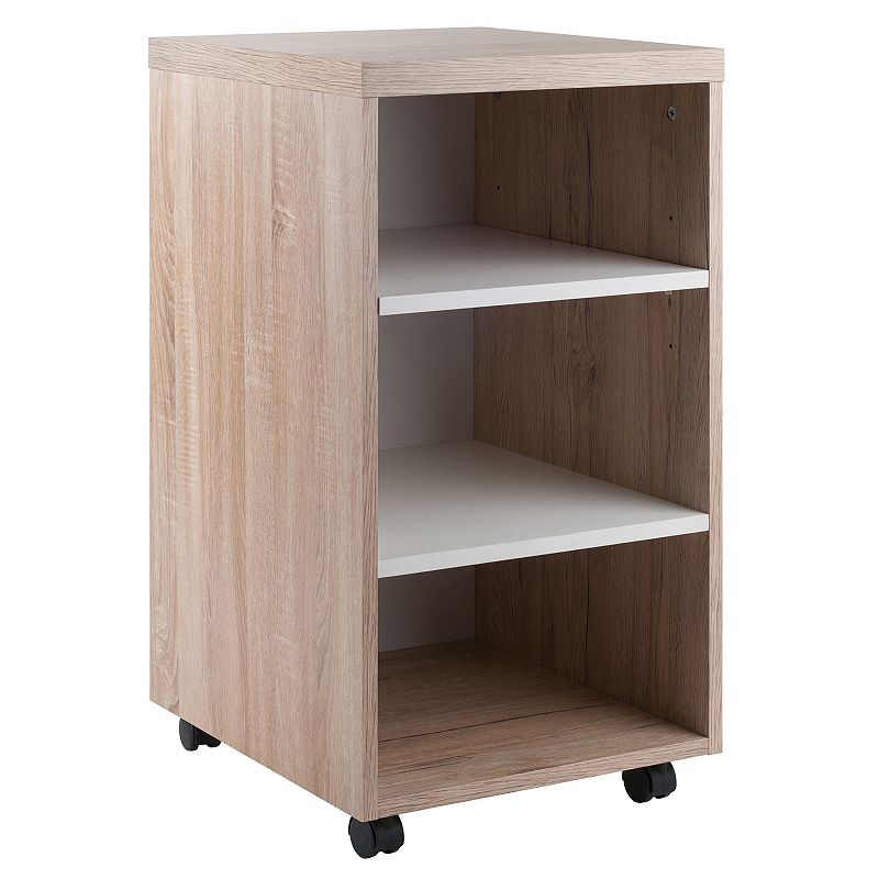 Winsome Kenner Modular 3-Shelf Storage Cabinet, Multicolor