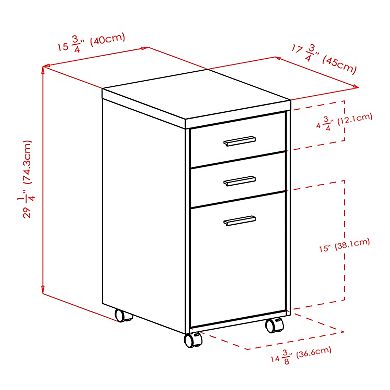 Winsome Kenner Modular File Storage Cabinet