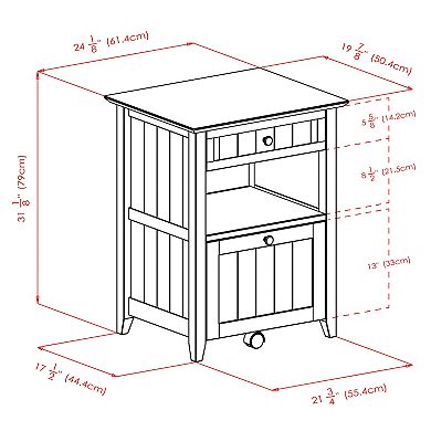 Winsome Burke File Cabinet