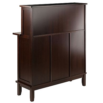 Winsome Beynac Wine Bar Cabinet