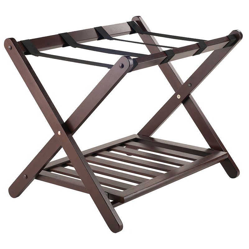 Winsome Remy Luggage Rack, Brown