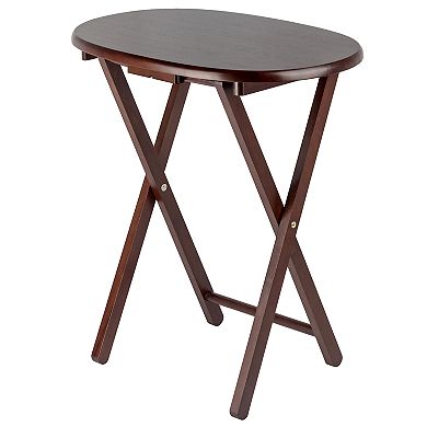 Winsome Nathan 5-Pc Snack Table Set, Cappuccino