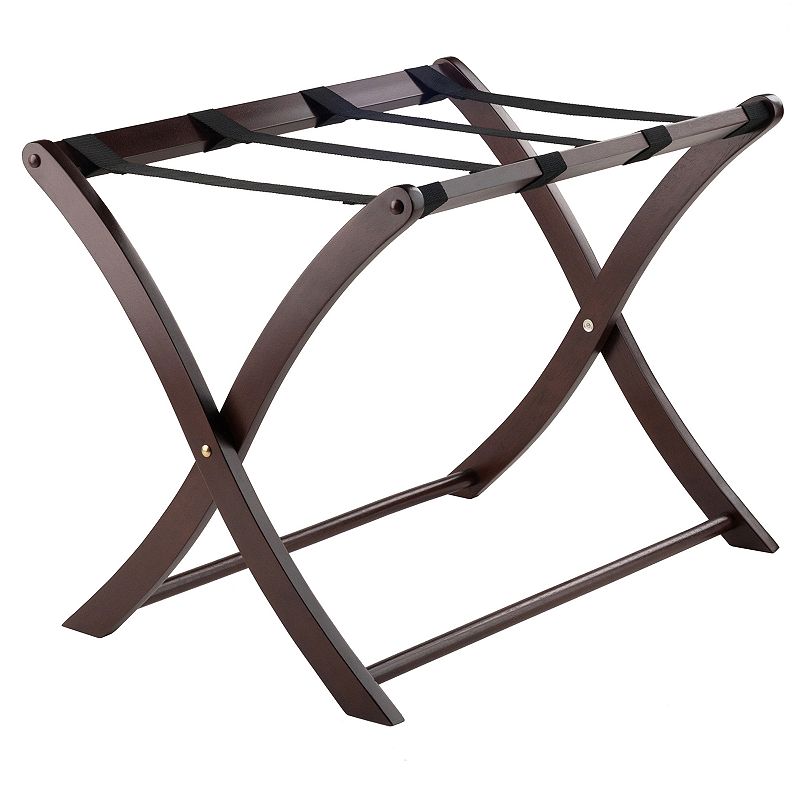 Winsome Scarlett Luggage Rack, Brown