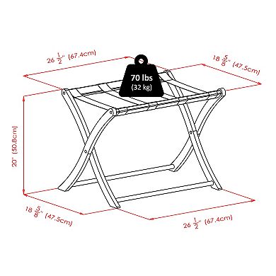 Winsome Scarlett Luggage Rack
