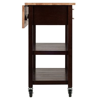 Winsome Langdon Rolling Kitchen Cart