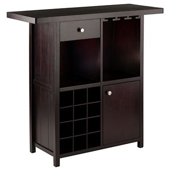 Winsome Macon Wine Rack Storage Cabinet