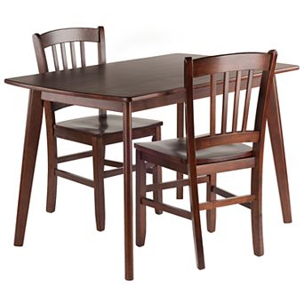 Winsome Shaye Dining Table & Chair 3 pc Set