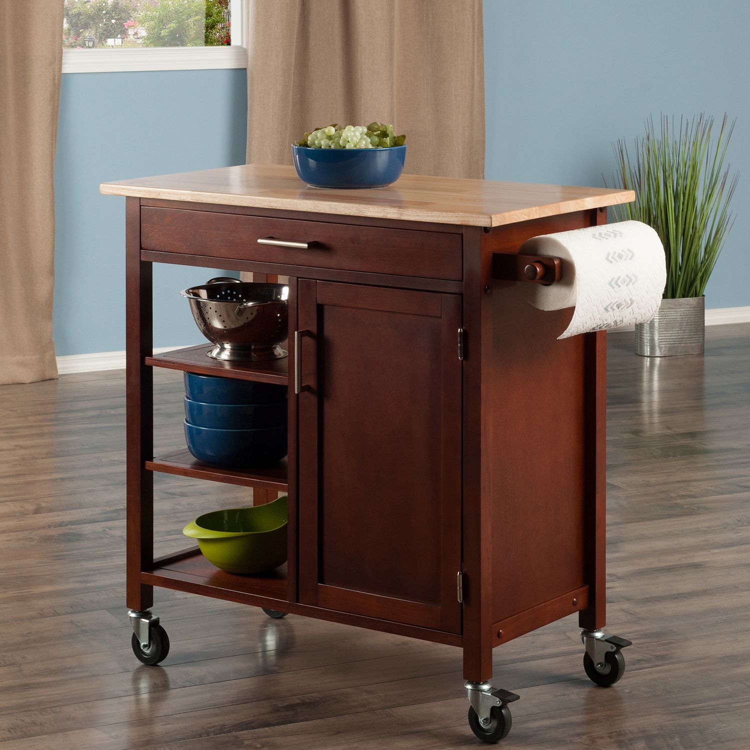 Winsome Marissa Rolling Kitchen Cart   3502143 ALT