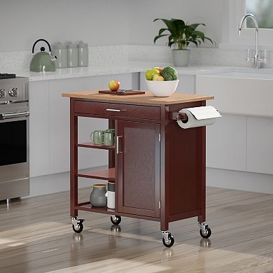 Winsome Marissa Rolling Kitchen Cart