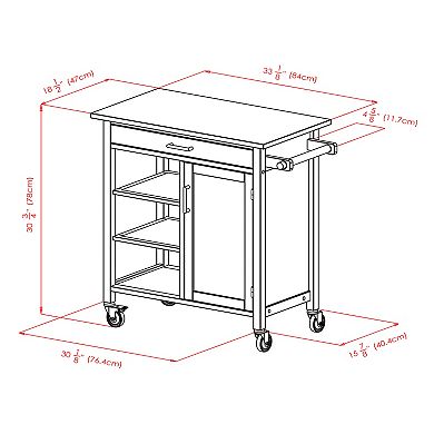 Winsome Marissa Kitchen Cart
