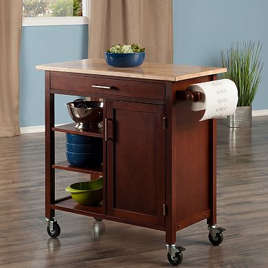 Winsome Marissa Rolling Kitchen Cart