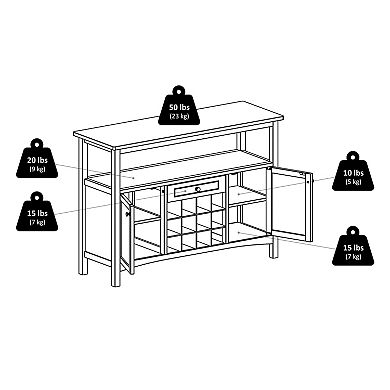 Winsome Colby Buffet Cabinet