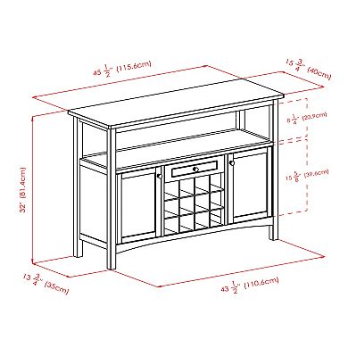 Winsome Colby Buffet Cabinet