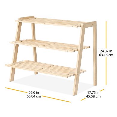 Whitmor Wood Shoe Shelves