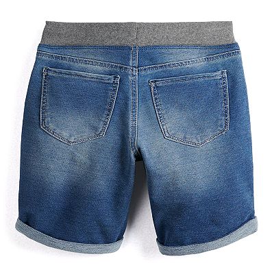 Girls 7 16 Plus Size SO Drawstring Waist Denim Bermuda Shorts