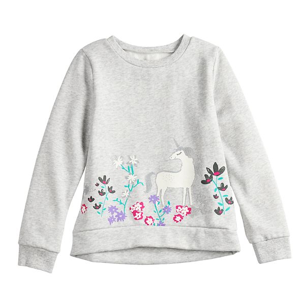 Girls 4-12 Jumping Beans® Graphic Softest Fleece Pullover