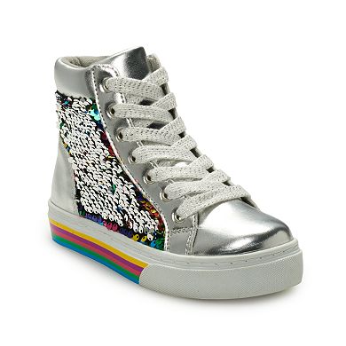 SO® Island Girls' Sequin High Top Shoes