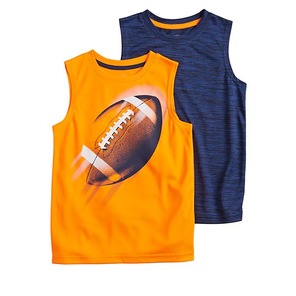 Boys 4-12 Jumping Beans® 2 Pack Sporty Muscle Tee Set