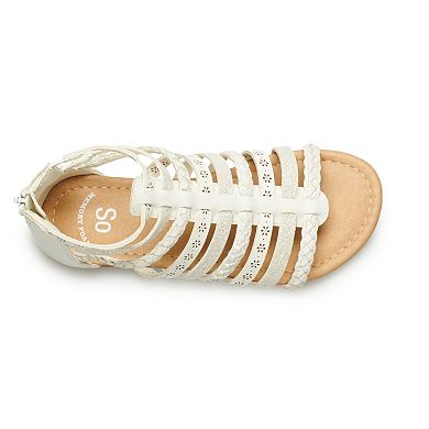 SO® Beach Ball Girls' Gladiator Sandals