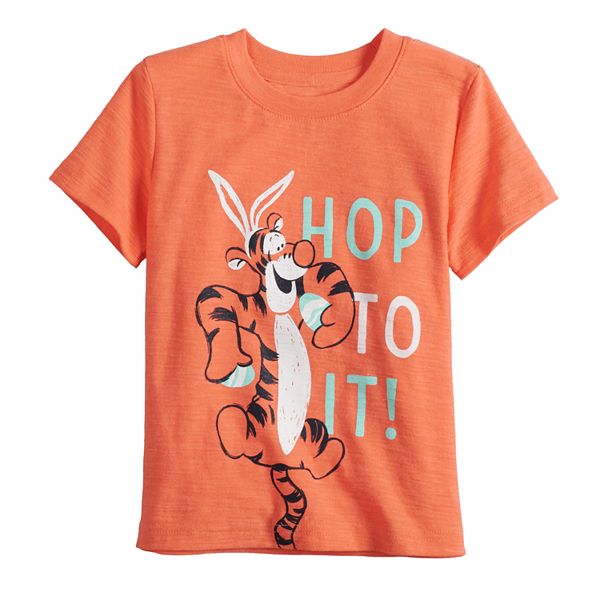 Winnie The Pooh Baby Boy Tigger "Hop To It" Easter Graphic Tee by Jumping Beans 