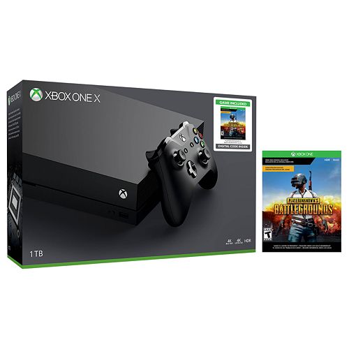 Xbox ONE X 1TB with PlayerUnknown's Battlegrounds Digital Download Game Bundle