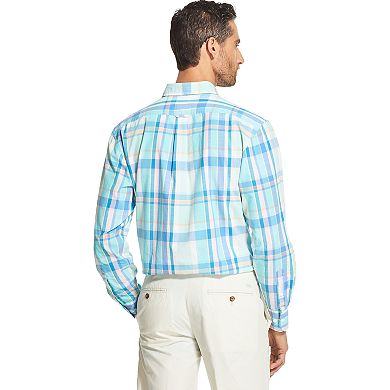 Men's IZOD Saltwater Dockside Classic-Fit Chambray Button-Down Shirt