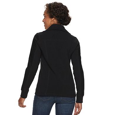 Petites Croft & Barrow® Textured Zip-Front Jacket