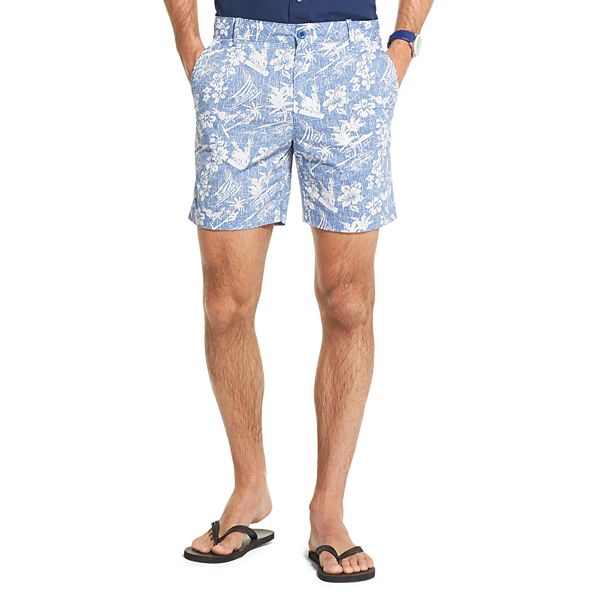 Men's IZOD Saltwater Classic-Fit Chino Stretch Flat-Front Shorts