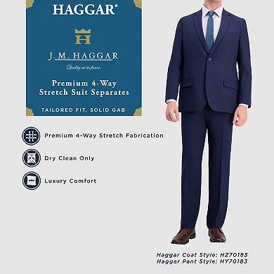 Men's J.M. Haggar® Premium Tailored-Fit 4-Way Stretch Suit Jacket