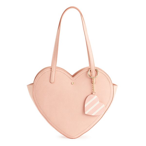 LC Lauren Conrad Heart Crossbody Bag