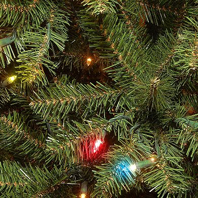 National Tree Company 7.5 ft. Aspen Spruce Artificial Christmas Tree with Multicolor Lights