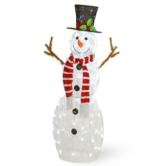 National Christmas Tree 48" Pre-Lit Snowman Floor Decor