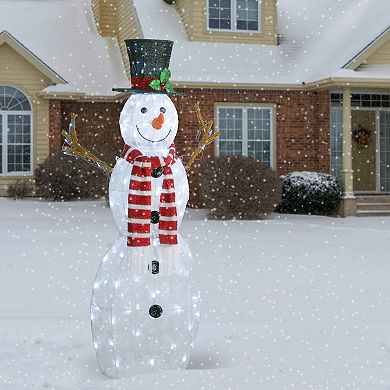 National Christmas Tree 48" Pre-Lit Snowman Floor Decor