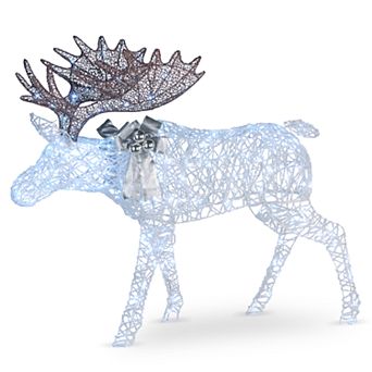National Tree Company 50" Pre-lit Moose Floor Decor
