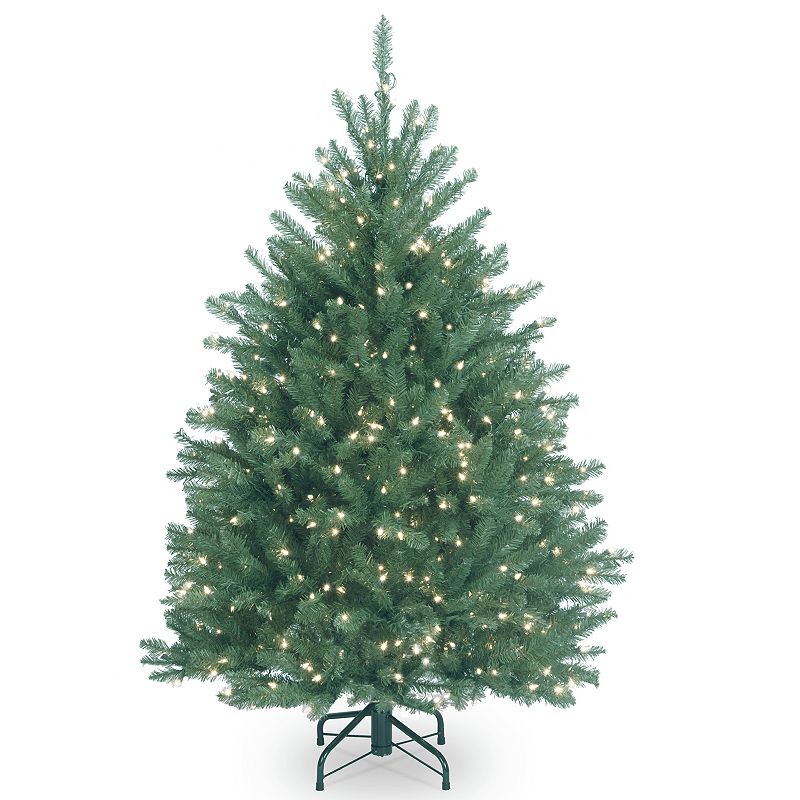 National Tree Co. 4.5 ft. Dunhill Blue Fir Artificial Christmas Tree with C