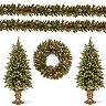 National Christmas Tree Pre-Lit Frosted Berry Decor Assortment