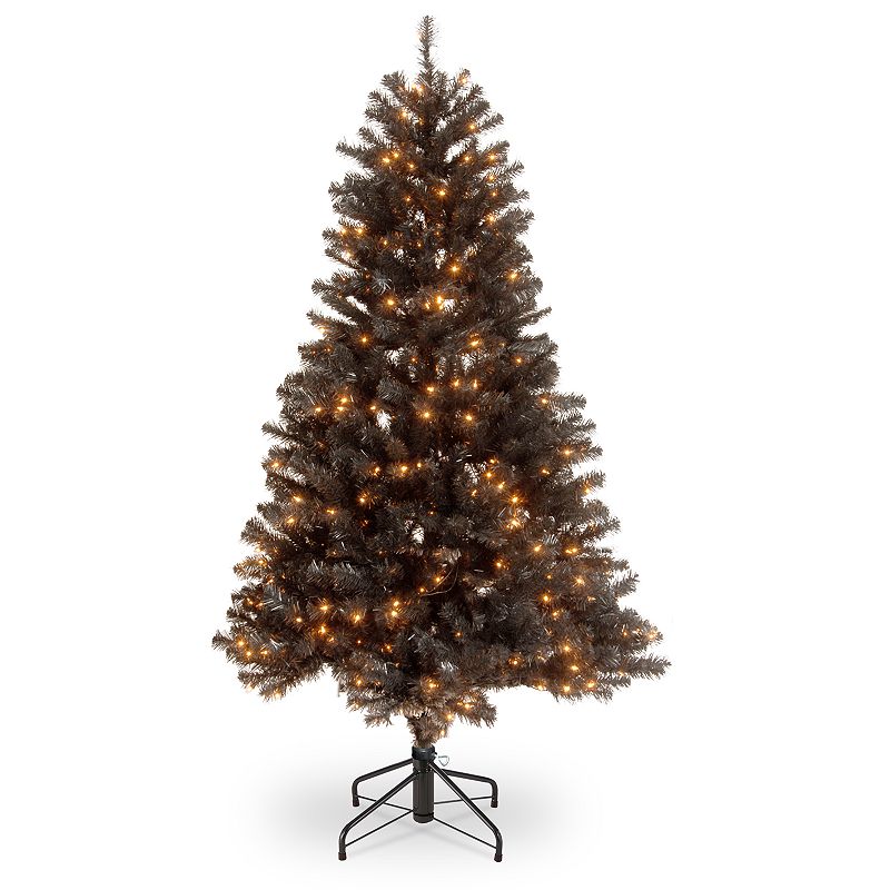 National Tree Co. 4 1/2 North Valley Black Spruce Hinged Artificial Chri