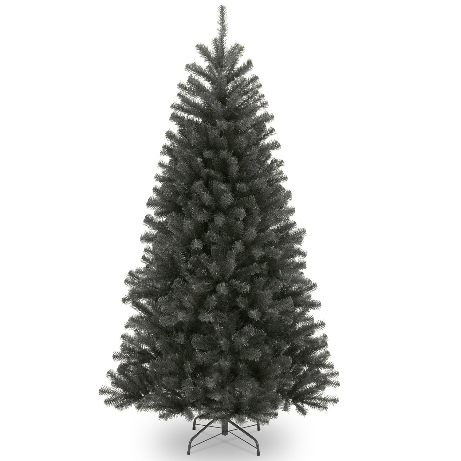 black artificial christmas tree