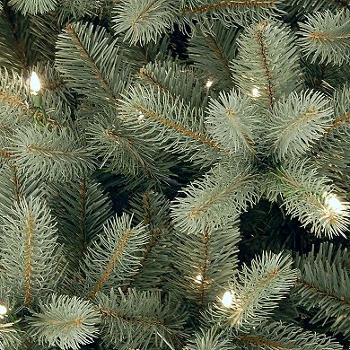 National Tree Co. 4.5 ft. Downswept Douglas Blue Fir Artificial Christmas Tree with Clear Lights