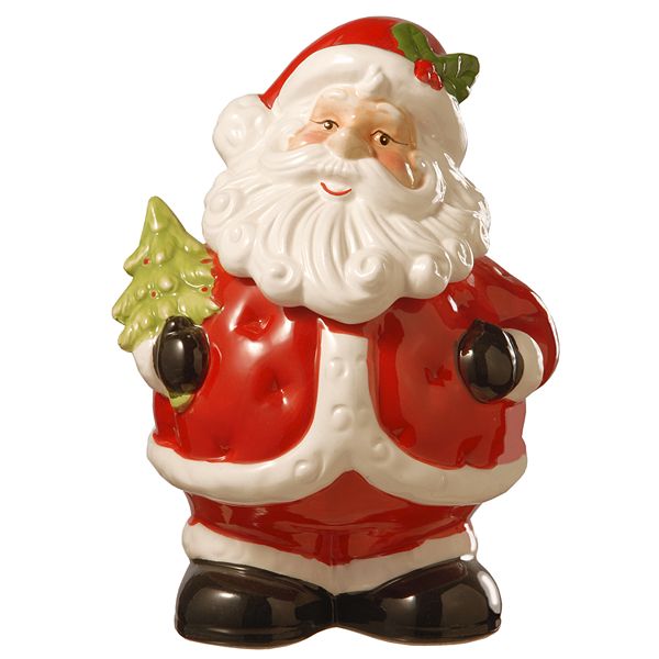 NIB National hotsell Tree Co Santa Claus 10” Tall Cookie Jar