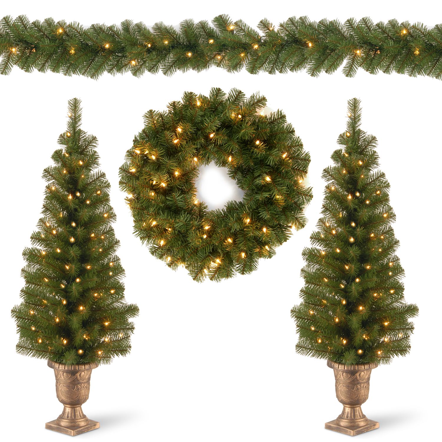 National Tree Company Pre-Lit Holiday Decor