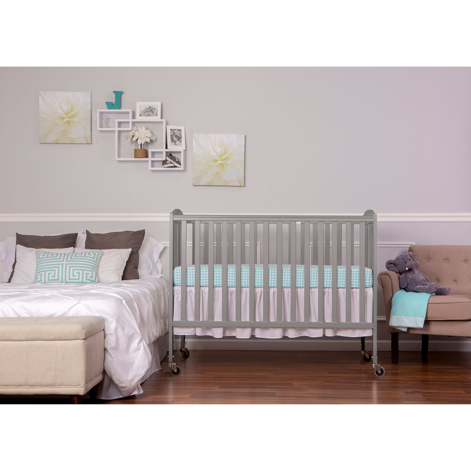 dream on me folding crib full size